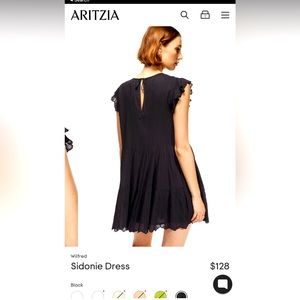 Never worn black aritzia dress size 2XL